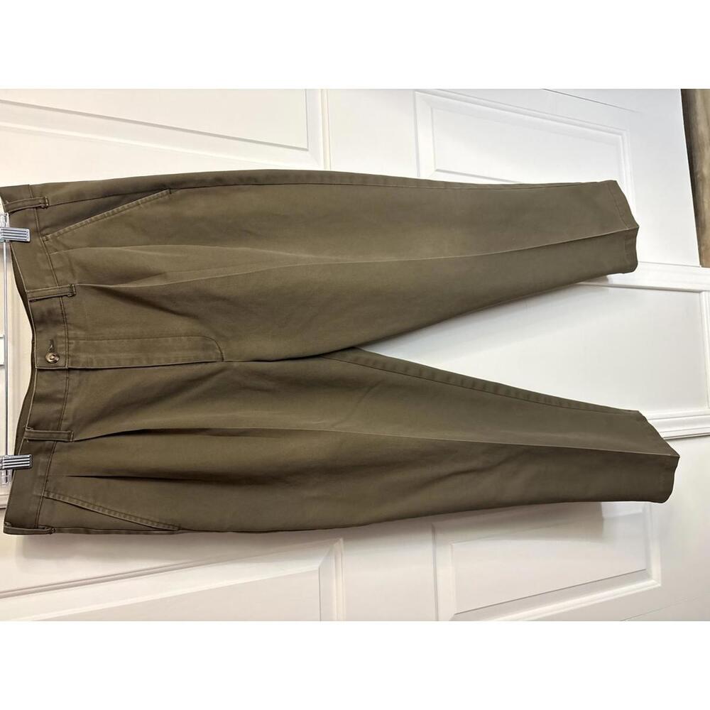 Cambridge Classics Men's Khaki Cotton Dress Pants 38x32 548